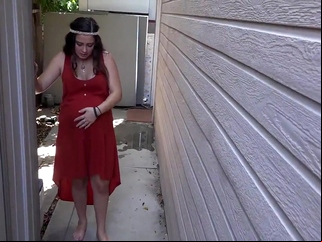 babe amateur Water Broke during Mindy's Pregnancy(Fake)